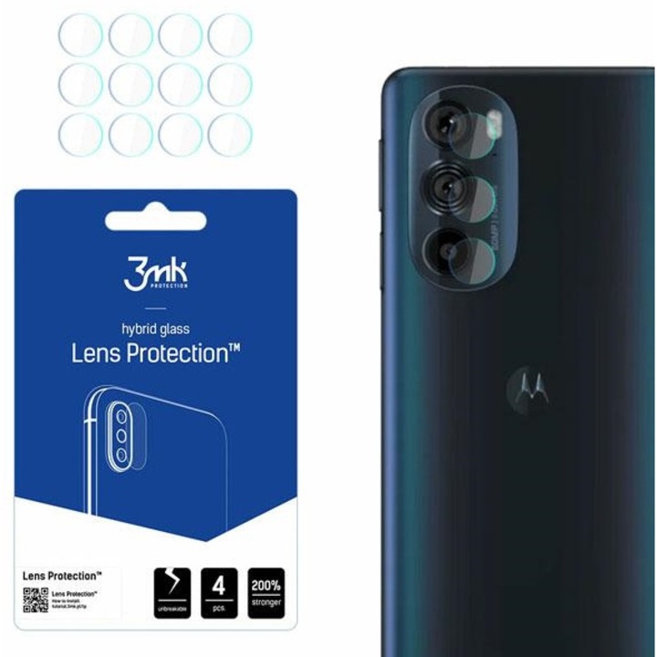 Протектор 3MK Lens Protect, за камера за Motorola Edge 30 Pro , 4 броя