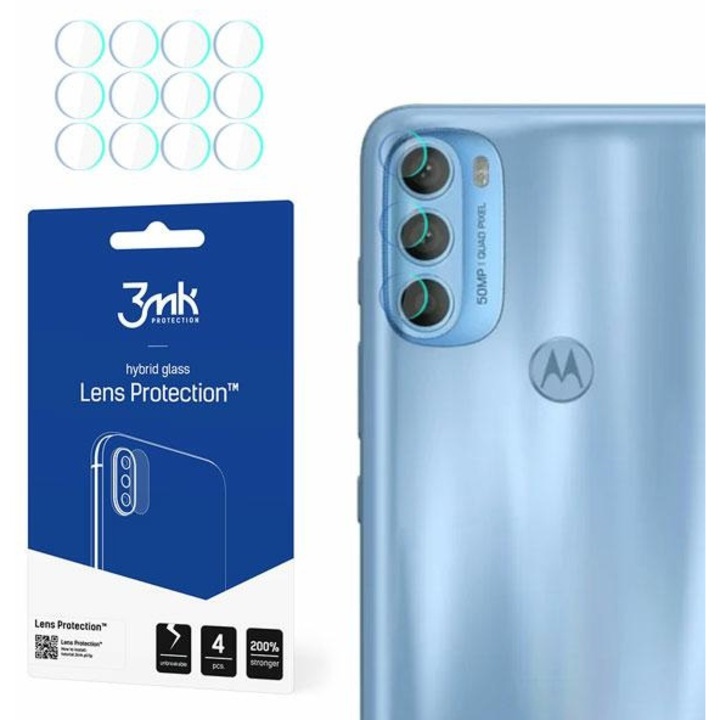 Протектор 3MK Lens Protect, за камера за Motorola Moto G71 5G, 4 броя