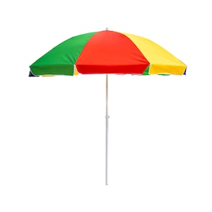 Umbrela protectie soare multicolora diametru 240cm si inaltime 220cm, stalp 33mm / CC9845
