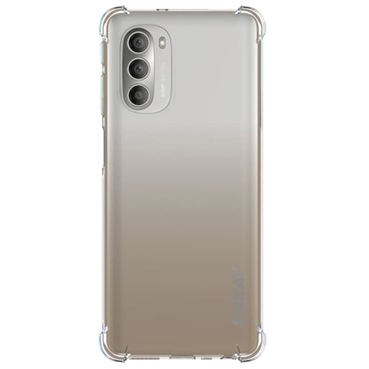Motorola Moto G51 4G / 5G ütésálló tok, kristálytiszta, vékony, szilikon TPU, extrém védelem, átlátszó