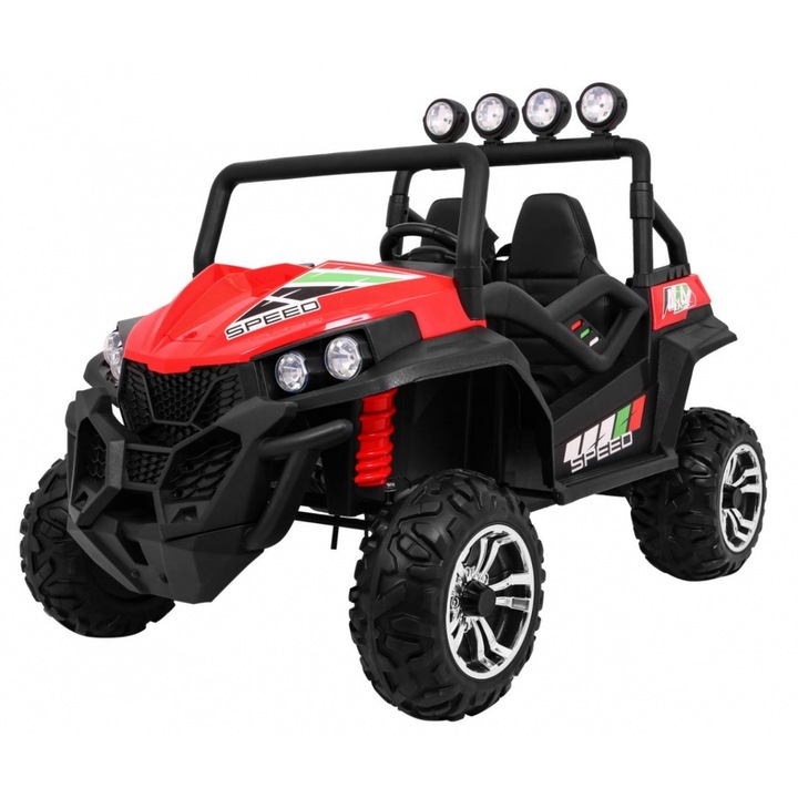 OEM Buggy 4x4 Elektromos autó, Bluetooth, 2 ülés, piros/fekete