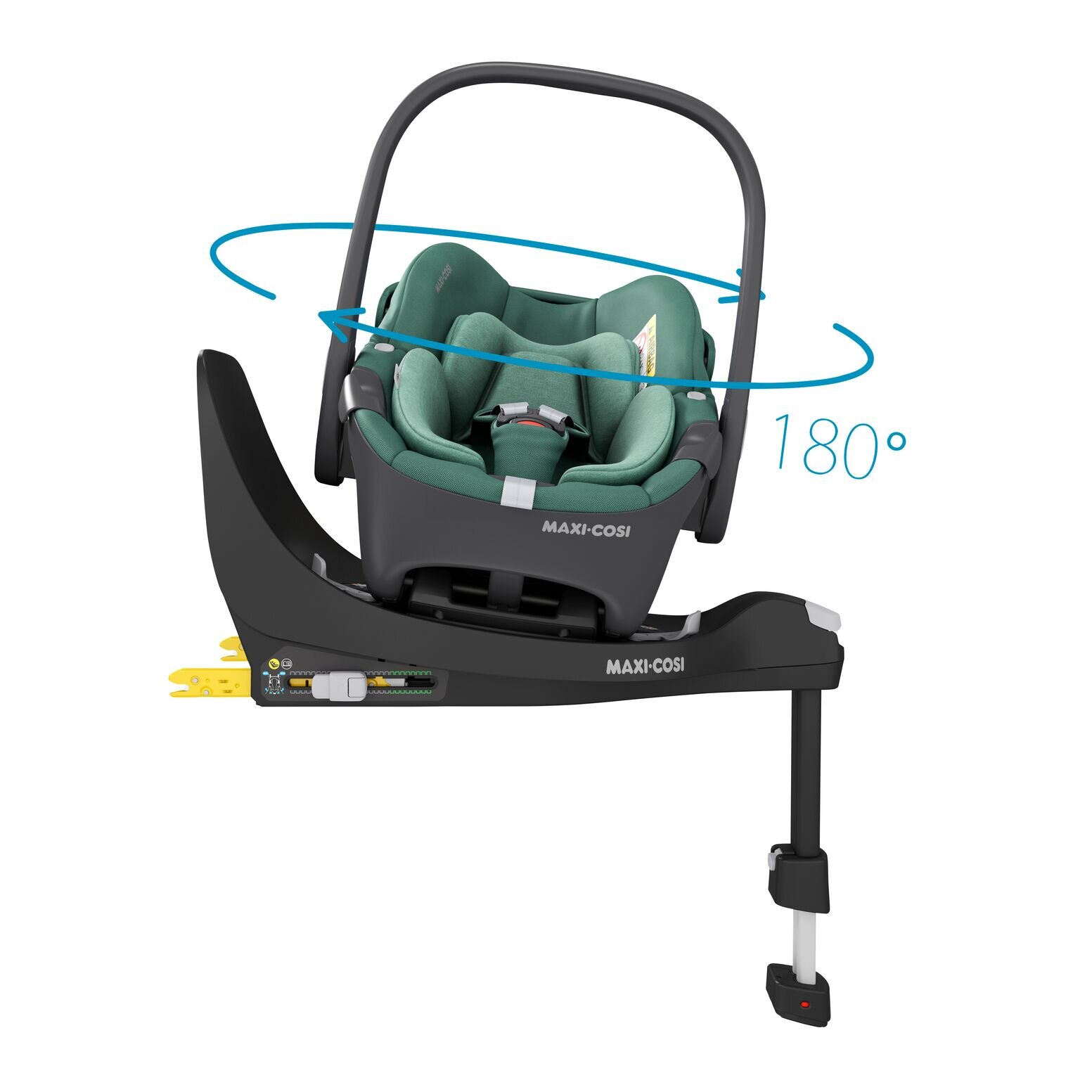 Pachet Maxi-Cosi Cos Auto Pebble 360 I-Size Essential Green, 40-82