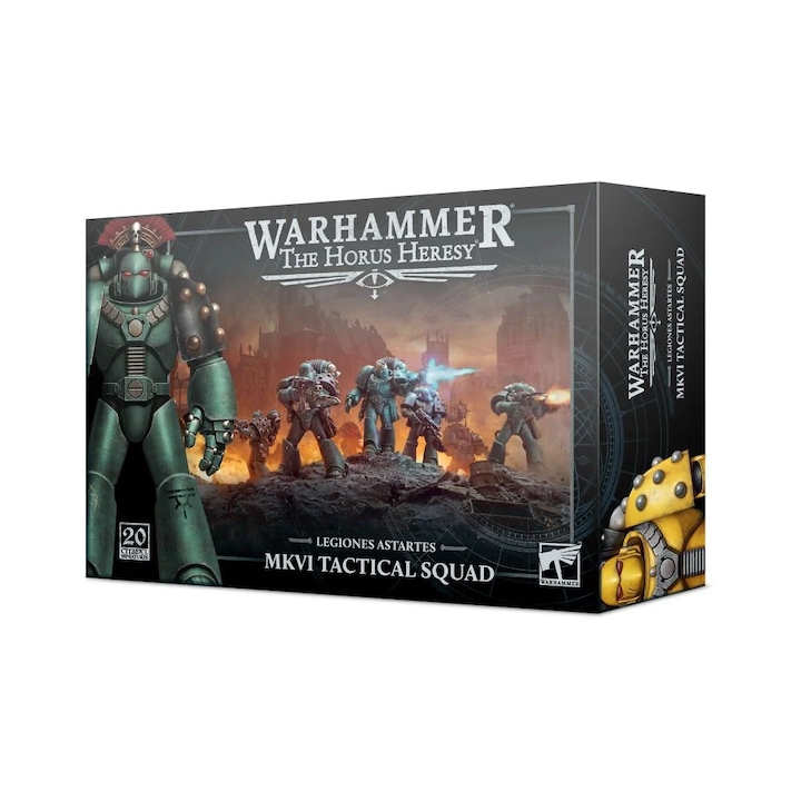 Set Figurine Warhammer The Horus Heresy, Games Workshop, Legion MKVI Tactical Squad, 20 Miniaturi