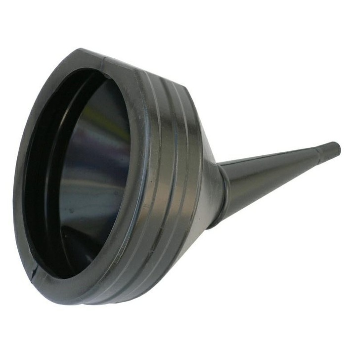 Palnie pentru combustibil cu sita, Plastic, 17 cm, Negru