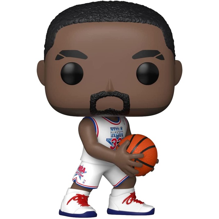 Figurina NBA AllStar, Karl Malone, Alb, 9.5 cm
