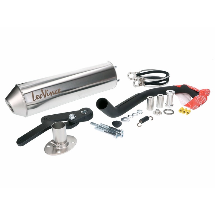 Sistem de evacuare, LeoVince, 4T, Racing HM-Titan, 139QMB/QMA, Multicolor