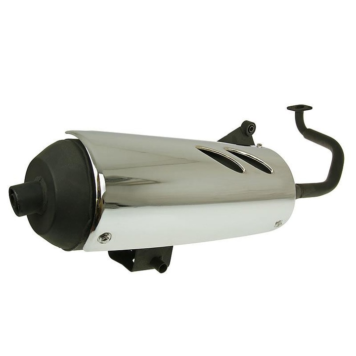 Evacuare, 101 Octane, GY6 125, 150cc, 152QMI, Argintiu/Negru