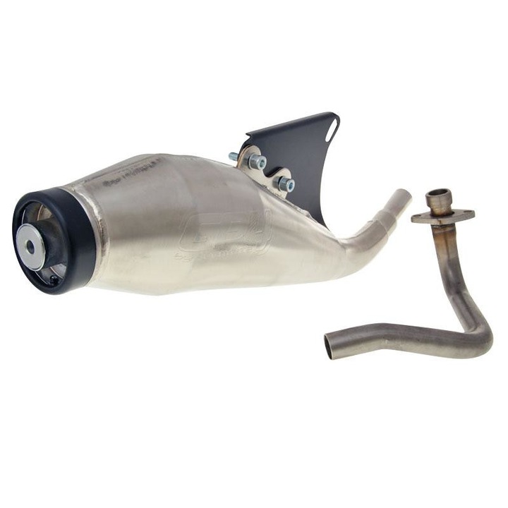 Evacuare, Tecnigas, Compatibil cu Vespa LX50 4 timpi 4 V/Vespa S 50 4 timpi 4 V, Argintiu