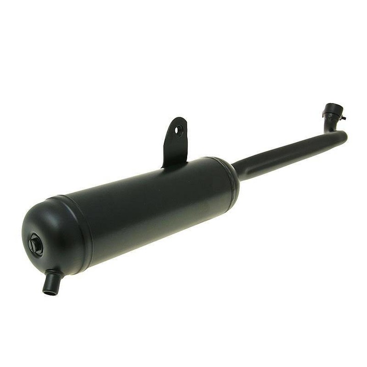 Evacuare motocicleta, Tecno, 22.5 mm, Compatibil cu Piaggio/Vespa Ciao, Negru