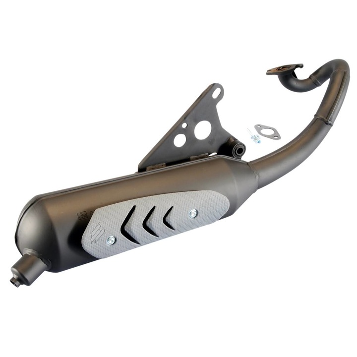 Evacuare, Polini, Compatibil cu Aprilia SR 50/Malaguti F10, Argintiu