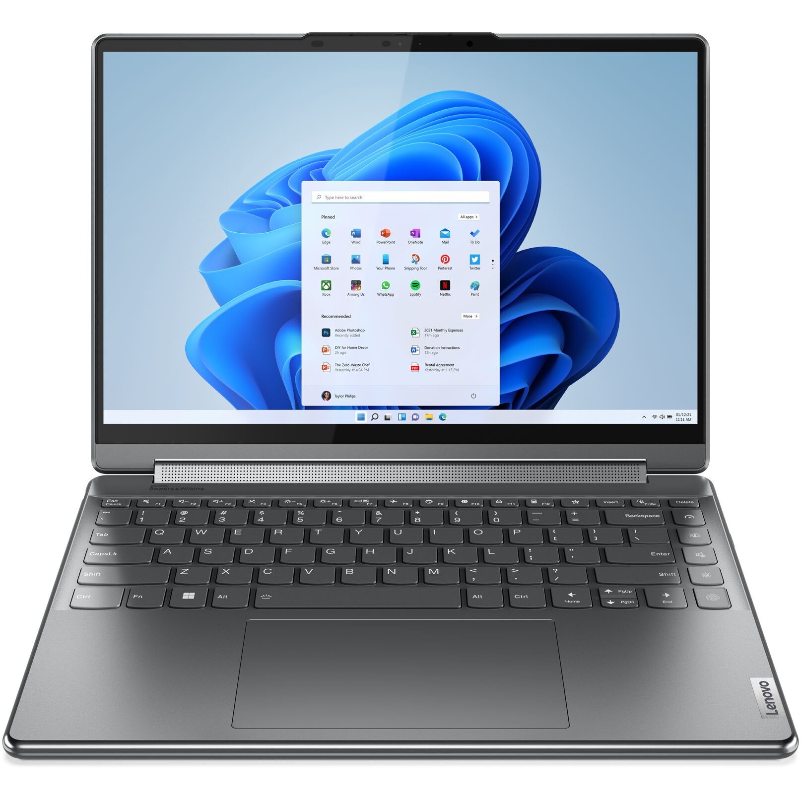 Лаптоп Lenovo Yoga 9 14IAP7 с Intel Core i5-1240P (1.2/4.4GHz, 12M), 16 ...