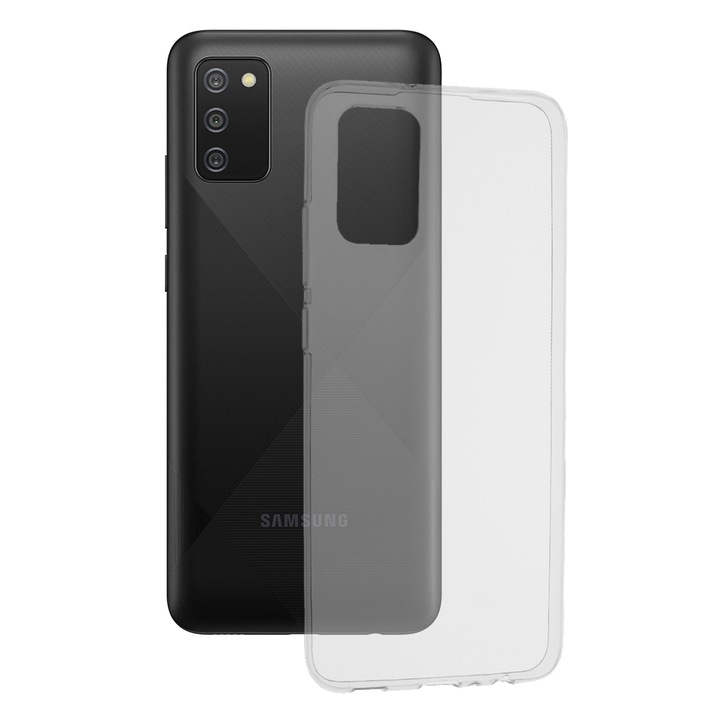 Husa Clear Protection pentru Samsung Galaxy A02s, Transparenta