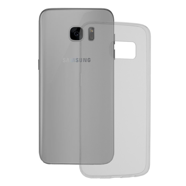 Кейс за Samsung Galaxy S7 Edge, Techsuit Clear Silicone, Transparent