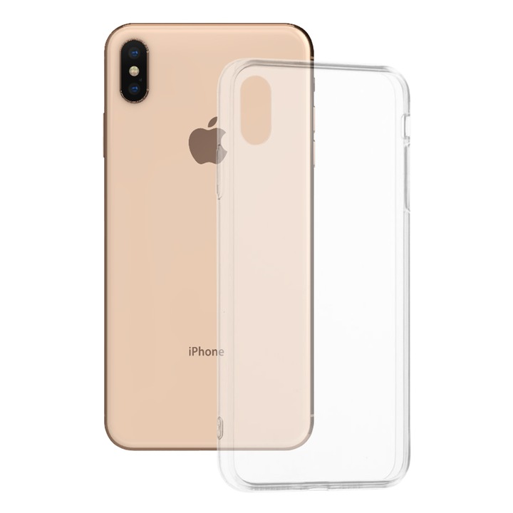 AZIAO Clear Protection Case за Apple iPhone XS Max, Invisible Trend, Diamond Hexa Anti-Drop Technology, Perfect Fit, Transparent