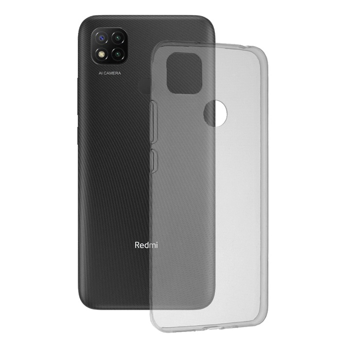 Прозрачен защитен калъф AZIAO за Xiaomi Redmi 9C / Redmi 9C NFC, Invisible Trend, Diamond Hexa Anti-Drop Technology, Perfect Fit, Transparent