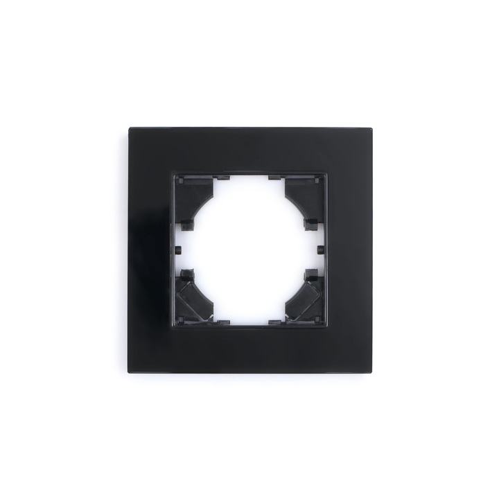 Rama pentru priza ZSP, Zola®, IP20, 8.6x8.6x6 cm, negru