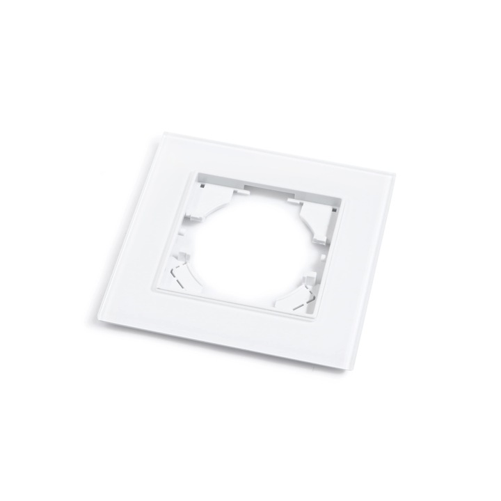 Rama pentru priza ZSP, Zola®, IP20, 8.6x8.6x6 cm, alb