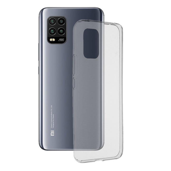 Калъф за Xiaomi Mi 10 Lite 5G, Techsuit Clear Silicone, Transparent