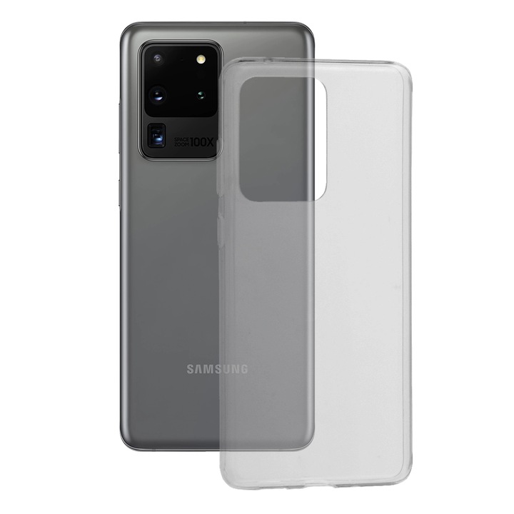 Прозрачен защитен калъф AZIAO за Samsung Galaxy S20 Ultra 4G / S20 Ultra 5G, Invisible Trend, Diamond Hexa Anti-Drop Technology, Perfect Fit, Transparent