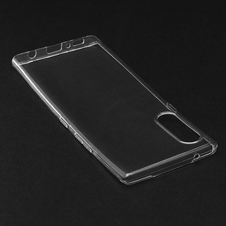 Кейс за LG Velvet 5G, Techsuit Clear Silicone, Transparent