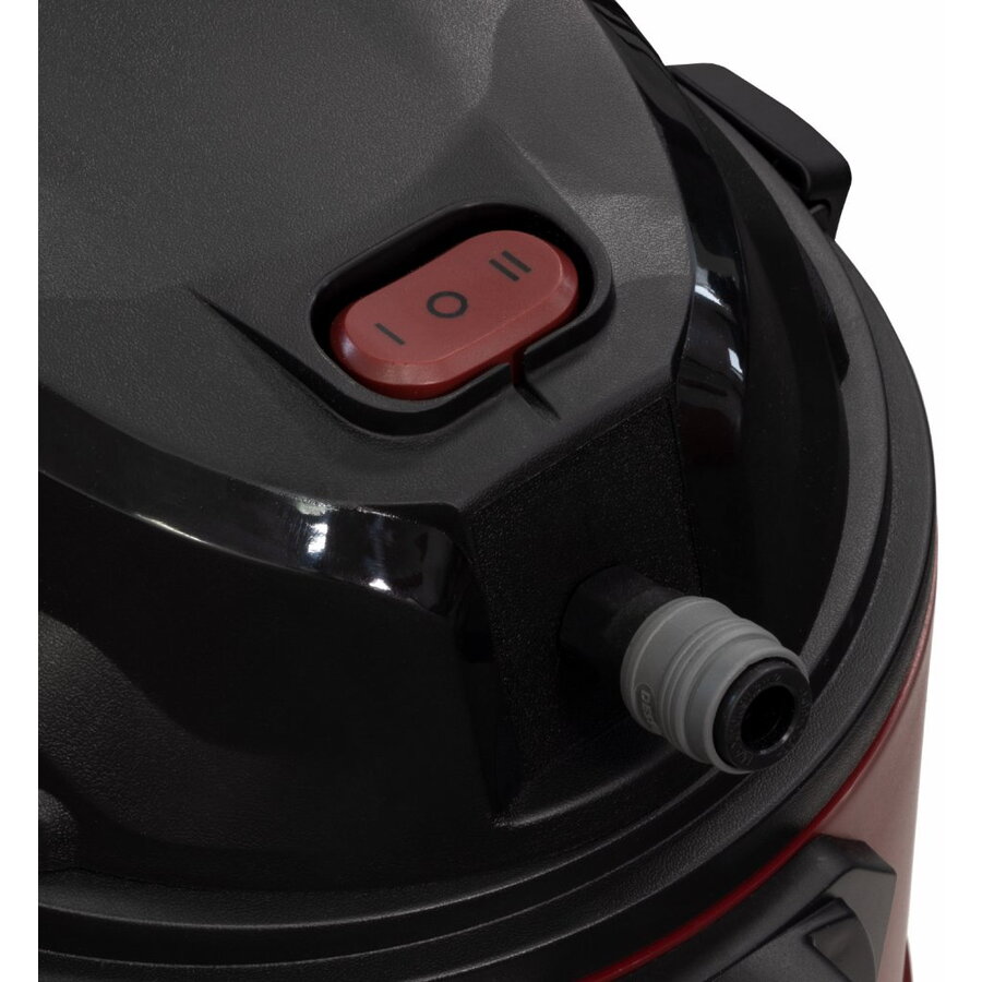 Aspirator multifunctional Salente Combo 4in1, Aspirare umeda si uscata, Aparat de curatat covoare si tapiterii, 1400 W, Filtru HEPA, aspirare fara sac, Functie de suflare, Burgundia/Negru