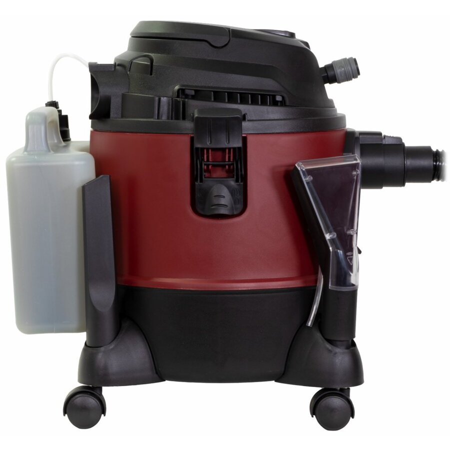 Aspirator multifunctional Salente Combo 4in1, Aspirare umeda si uscata, Aparat de curatat covoare si tapiterii, 1400 W, Filtru HEPA, aspirare fara sac, Functie de suflare, Burgundia/Negru