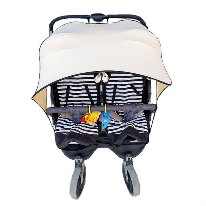 Copertina universala pentru carucior cu dropper, Bliznatsi, Bej