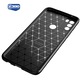 Husa pentru Motorola G50, Silicon Antisoc, Carbon Fiber Design, Neagra