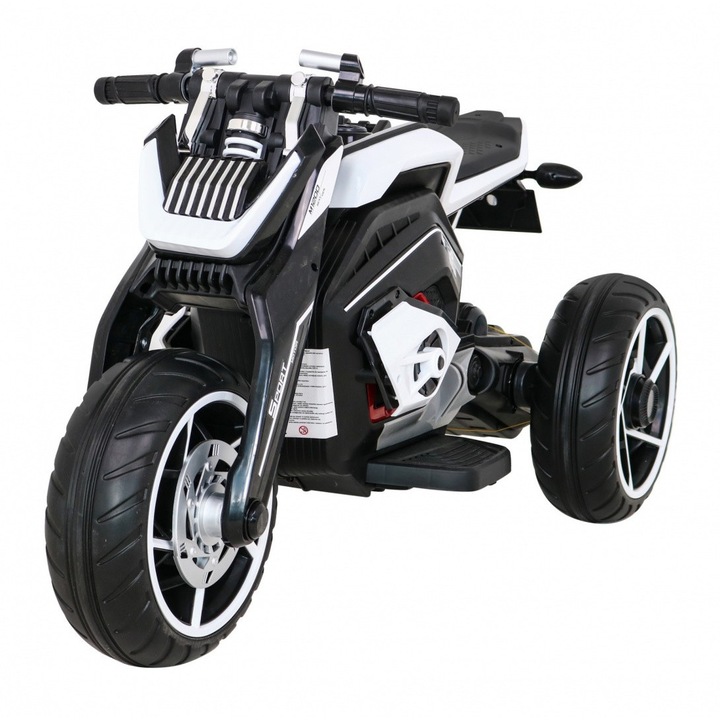 Motocicleta Future electrica, sport, 2x25W, 12V7Ah, Muzica, MP3, SD, USB, roti EVA, 109 x 54 x 68 cm