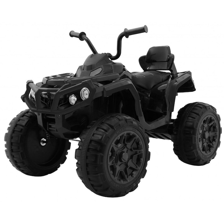 OEM ATV Quad Elektromos autó, 2 motoros, EVA hab kerekekkel, fekete