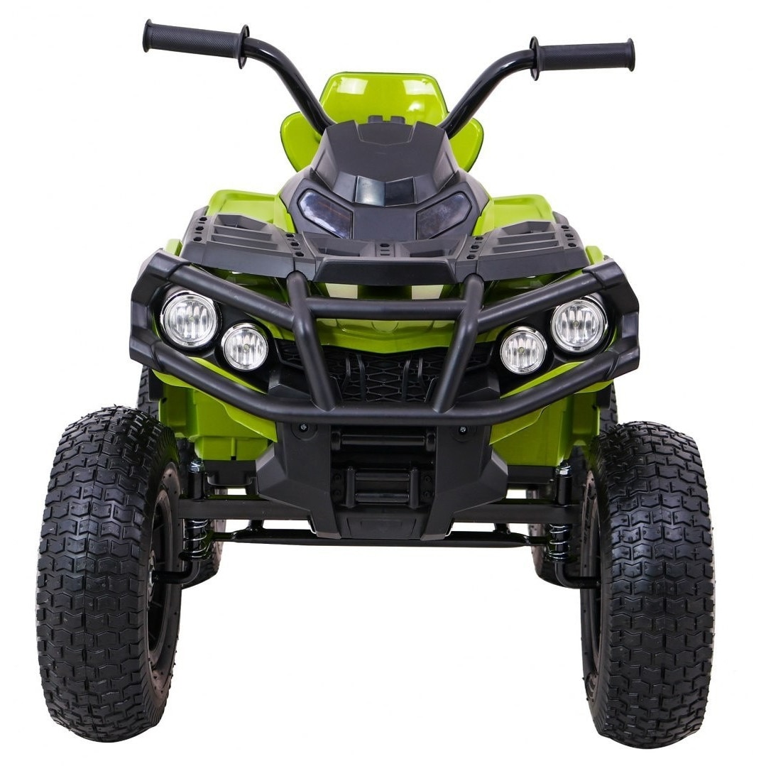 Atv Emag ATV electric copii, roti pneumatice, suspensii, verde - eMAG.ro