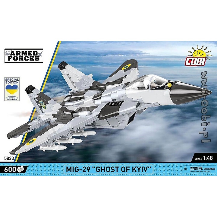 Конструктор Cobi MIG-29 Ghost of Kyiv, 600 части