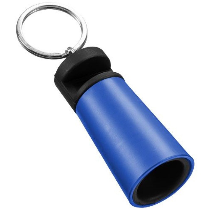 Стойка за настолен телефон с усилвател на звука, тип ключодържател, Яна, синя