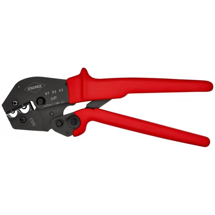 Cleste de sertizat Knipex cu parghie 16 si 25 mm²