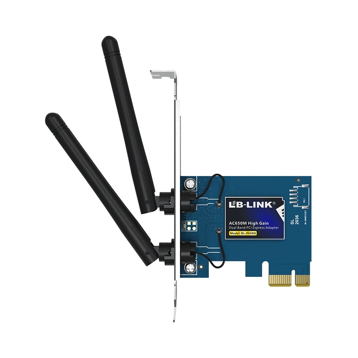 LB-LINK BL-P650H vezeték nélküli adapter, PCI-E, 650 Mbps, 2,4/5 GHz, 2 x 6 dBi