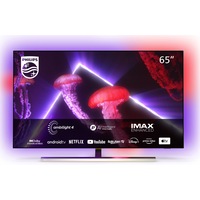 Televizor Philips Ambilight OLED 65OLED807, 164 cm, Smart Android, 4K Ultra HD 100Hz, Clasa G