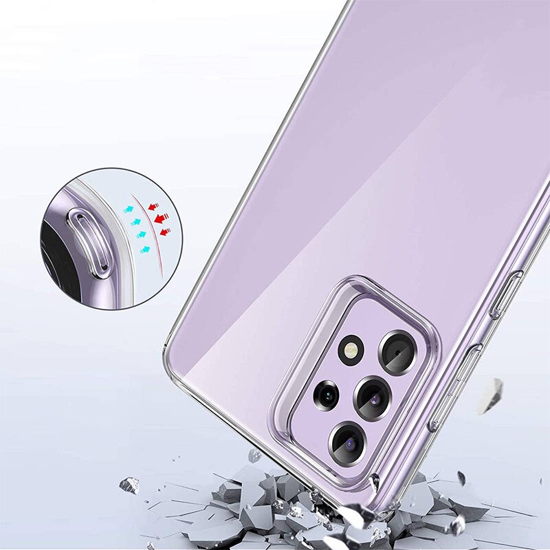 Husa de silicon Hard TPU 2mm pentru Samsung Galaxy A52s 5G, Transparent