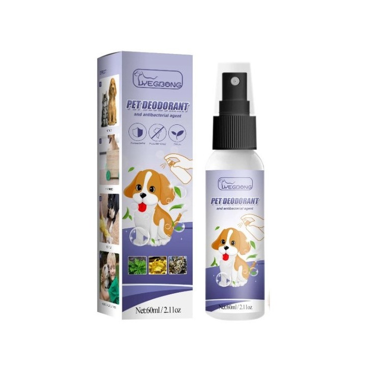 Parfum pentru animale de companie, EVNC, Pet Active, aroma florala, 60 ml