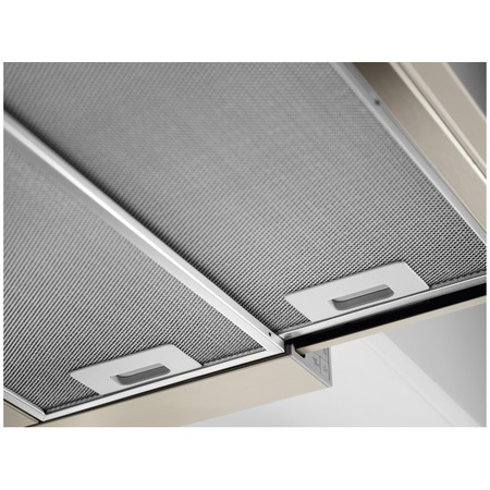 Hota telescopica incorporabila Electrolux LFP326AS, Putere de absorbtie 410 mc/h, 1 motor, 60 cm, Auriu