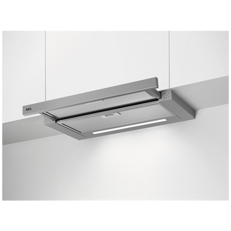 Hota incorporabila telescopica AEG DPB3640M, Putere de absorbtie 440 mc/h, 1 motor, 60 cm, Inox