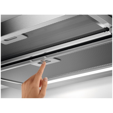Hota incorporabila telescopica AEG DPB3640M, Putere de absorbtie 440 mc/h, 1 motor, 60 cm, Inox