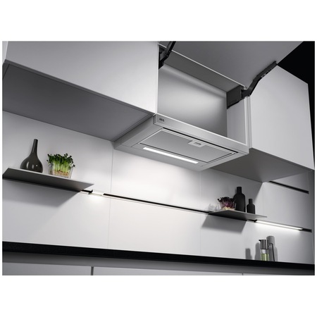 Hota incorporabila telescopica AEG DPB3640M, Putere de absorbtie 440 mc/h, 1 motor, 60 cm, Inox