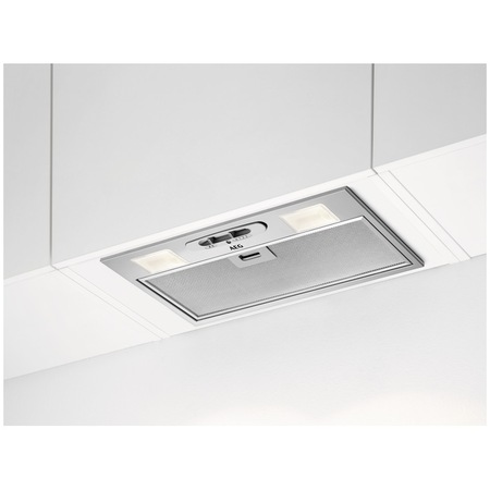 Hota incorporabila AEG DGB3523S, Putere de absorbtie 330 mc/h, 1 motor, Iluminare LED, Clasa C, 52 cm, Gri