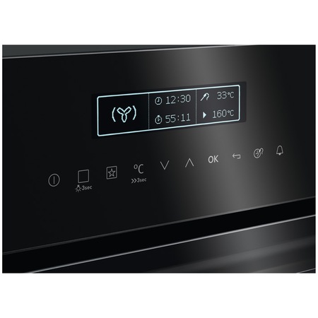 Cuptor incorporabil AEG BSE792320B, Electric, 70 l, 23 programe, 75 retete, Convectie, SteamPro, Touch control, Grill, Clasa A+, Negru