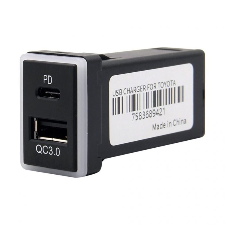 Dual USB Phone Charger Socket 5V LED Light 2.1A Adapter For VW Transporter  T5