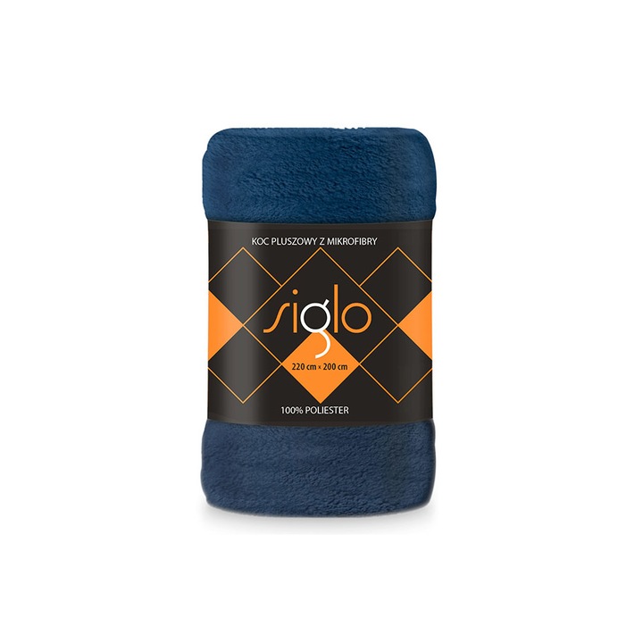 Patura FARO, Siglo, Poliester, Albastru, 220x200 cm