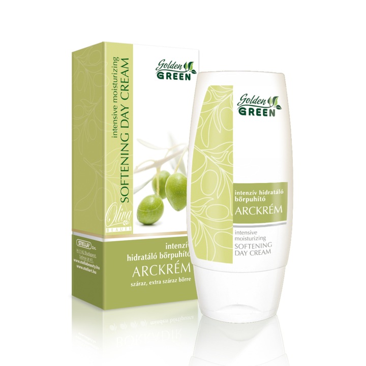 Golden Green Oliva Beauty Intenzív Hidratáló Bőrpuhító Arckrém 100ml