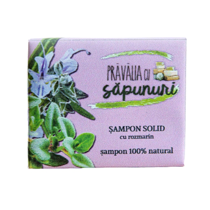 Sampon solid cu Rozmarin, Pravalia cu Sapunuri, 100 g