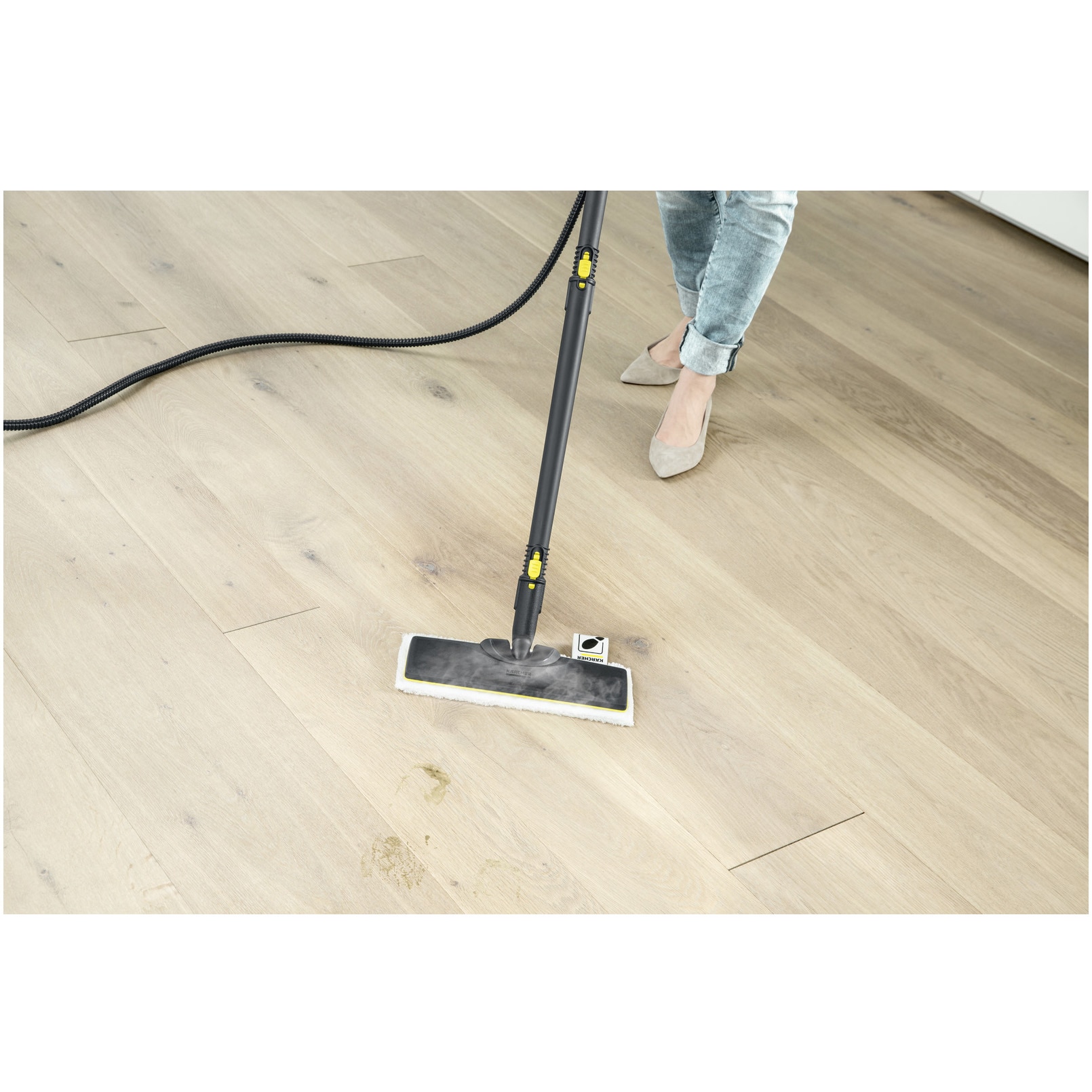 Aparat de curatat cu aburi Karcher SC 4 EasyFix + disposable cloth set