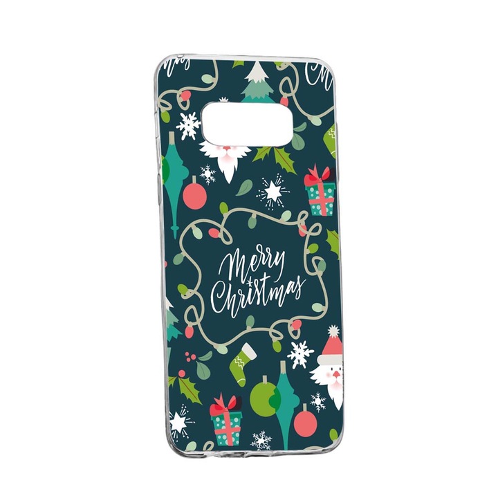 Силиконов калъф Unique за Samsung Galaxy Note 9, Merry Christmas, Transparent TR 6